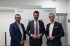 v.l.n.r.: FPÖ-Stadtrat Philipp Gerstenmayer, Stadtparteiobmann Udo Landbauer & Stadtparteiobmann-Stv. Stadtrat Kevin Pfann